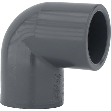 Charlotte Pipe And Foundry 1 In. Slip x Slip Schedule 80 90 Deg. PVC Elbow 1/4 Bend PVC 08300  1400HA